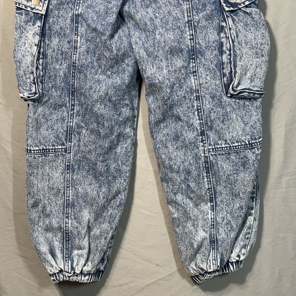 Future Collective Kahlana Barfield Brown Cargo Jeans Sz 10 Baggy Hip Hop Street - Picture 7 of 14
